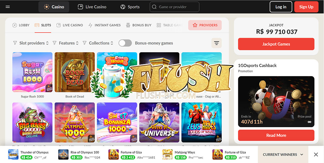 flush game